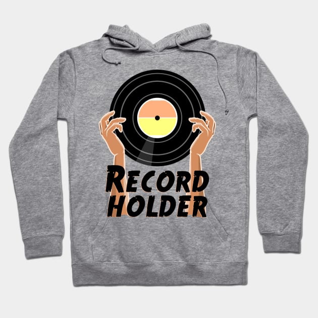 Vinyl  - Record Holder Hoodie by mailboxdisco